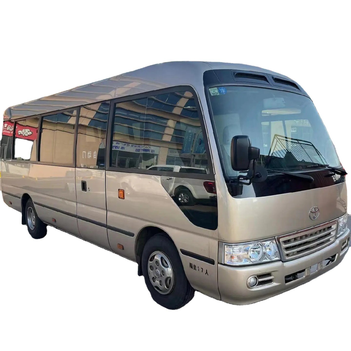 Diesel 1hz Engine 30 Seats Coaster Bus for Sale